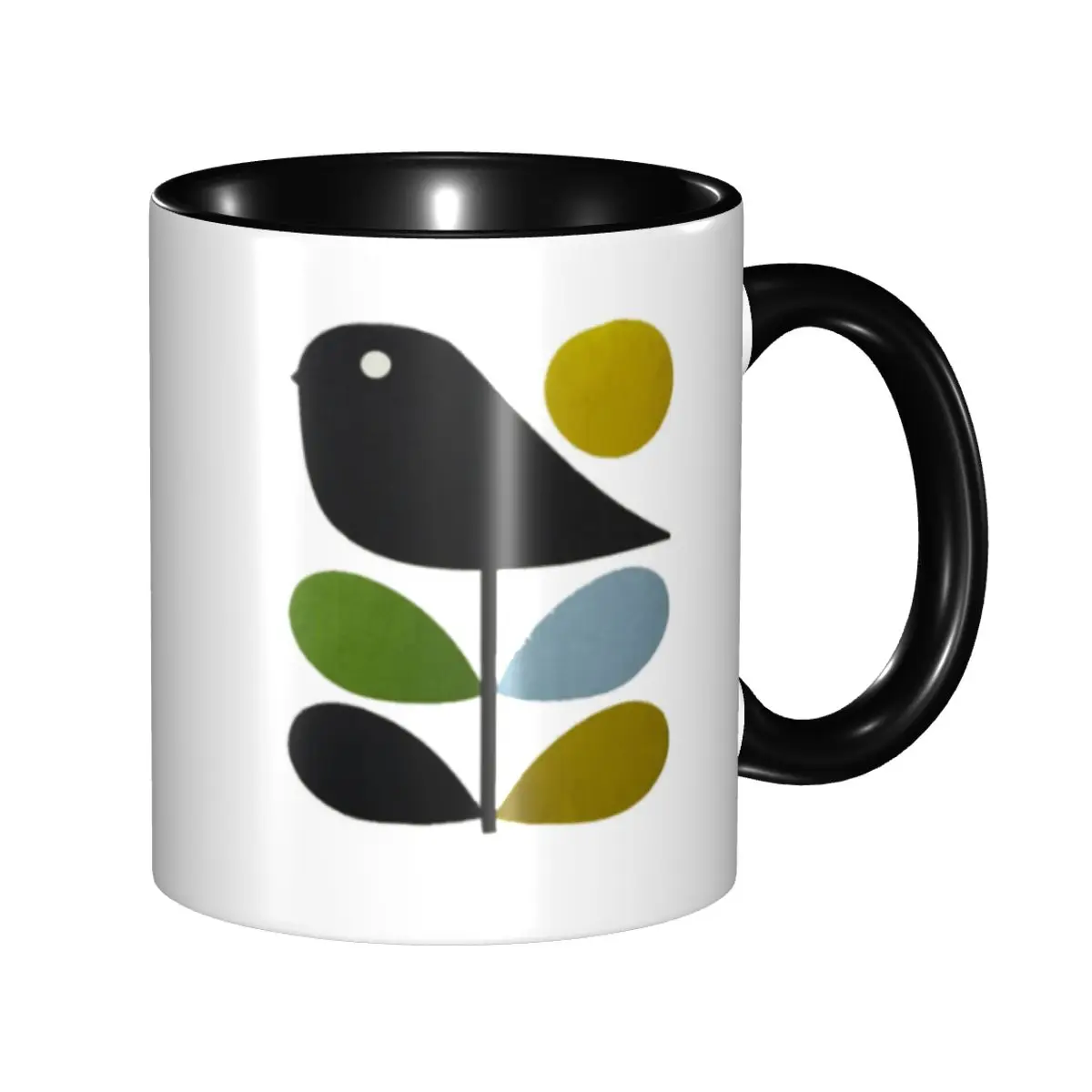 

Orla Kiely Stem Bird Coffee Mugs DIY Customized Scandinavian Flower Geometric Ceramic Milk Tea Mug Cup