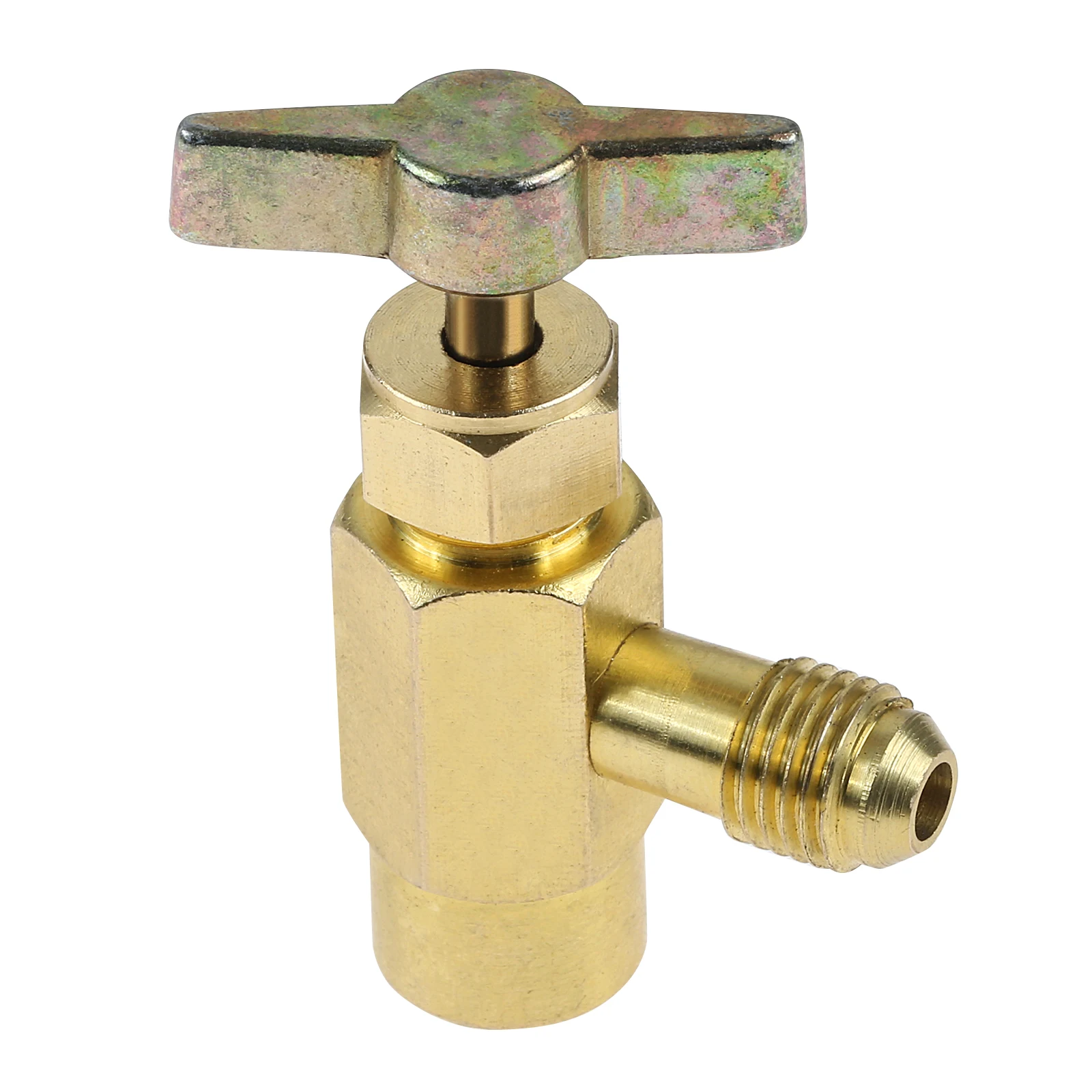 7/16 "żeński do 1/4" samonastawny Adapter do zaczepu samonastawnego ładowania i K-28 kompatybilnych puszek chłodniczych — zdjęcie 7