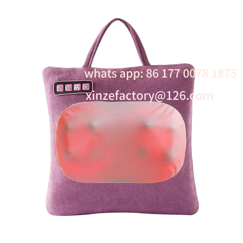 Customizable electric massage, lumbar pillow, backrest, hot compress, massage, lumbar support, and lumbar