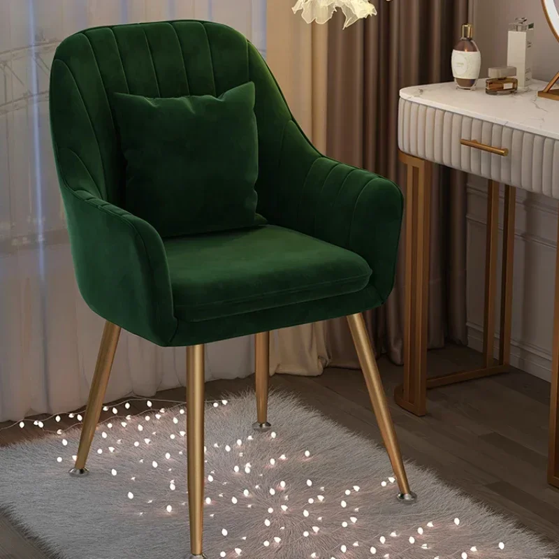 

Stable Leisure Chair with Mute Damping Buffer Function & Soft Velvet Fabric for Multi-Scenarios