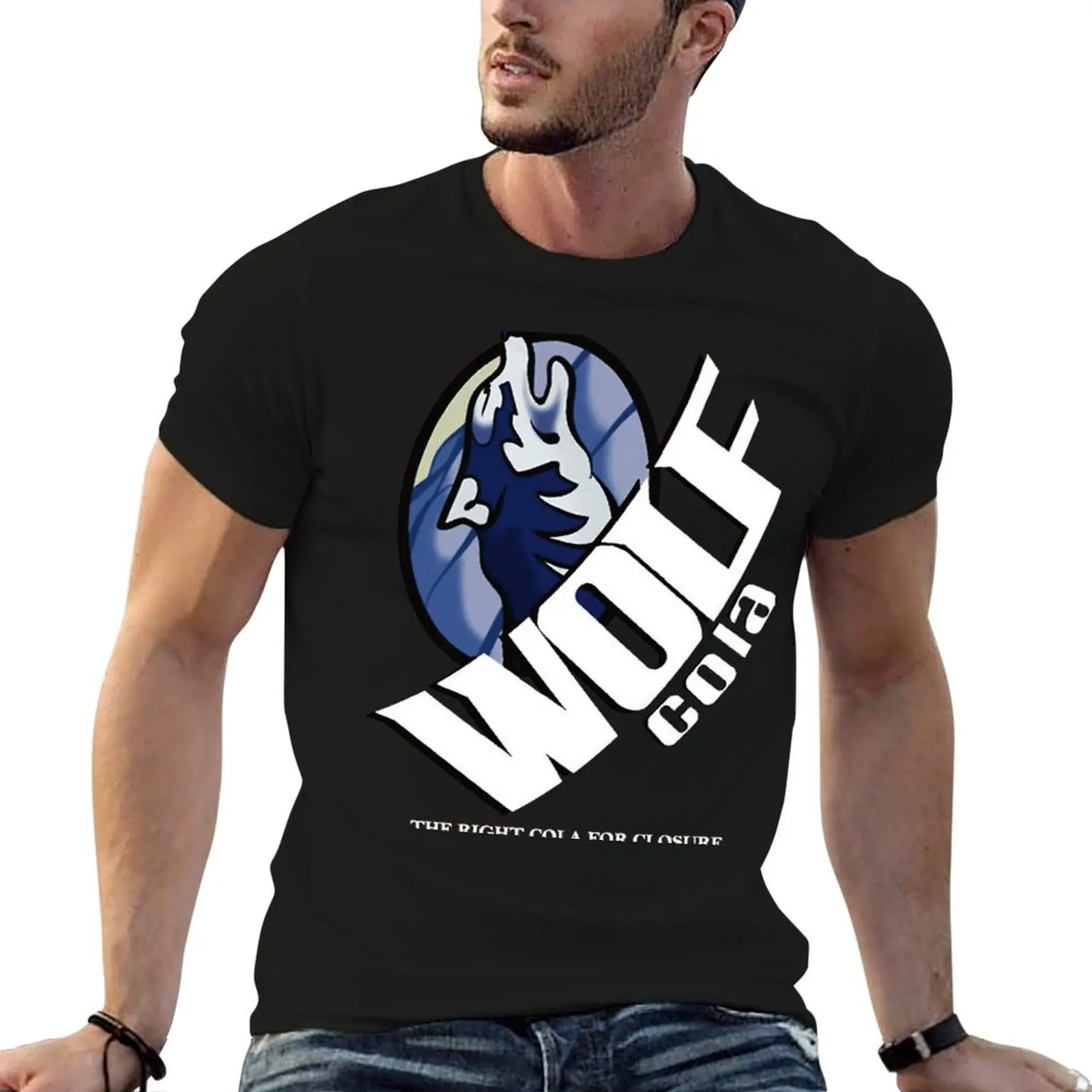 

Wolf Cola - The Right Cola for Closure T-Shirt gifts for boyfriend Luxury man Blouse man clothes mens tall t shirts