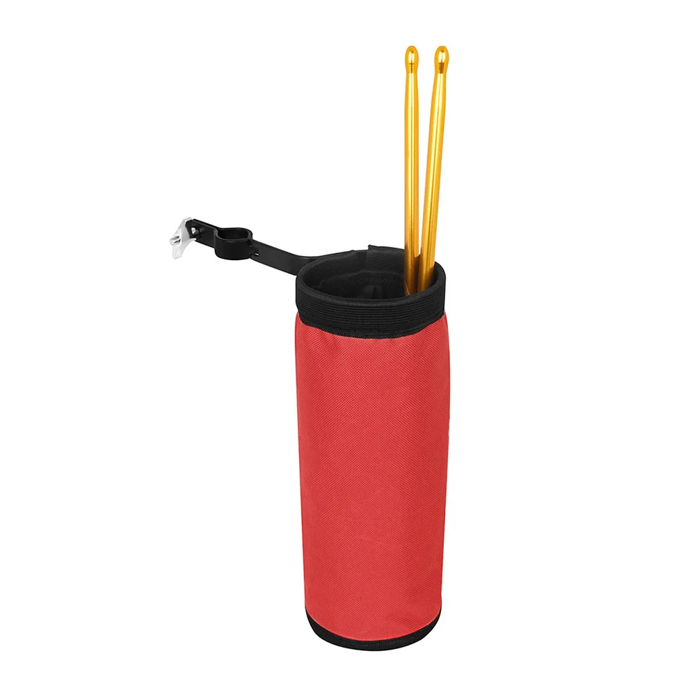 Bolsa para baquetas, soporte para bolsa de baquetas, bolsa para baquetas de percusión, soporte para baquetas, almacenamiento de baquetas