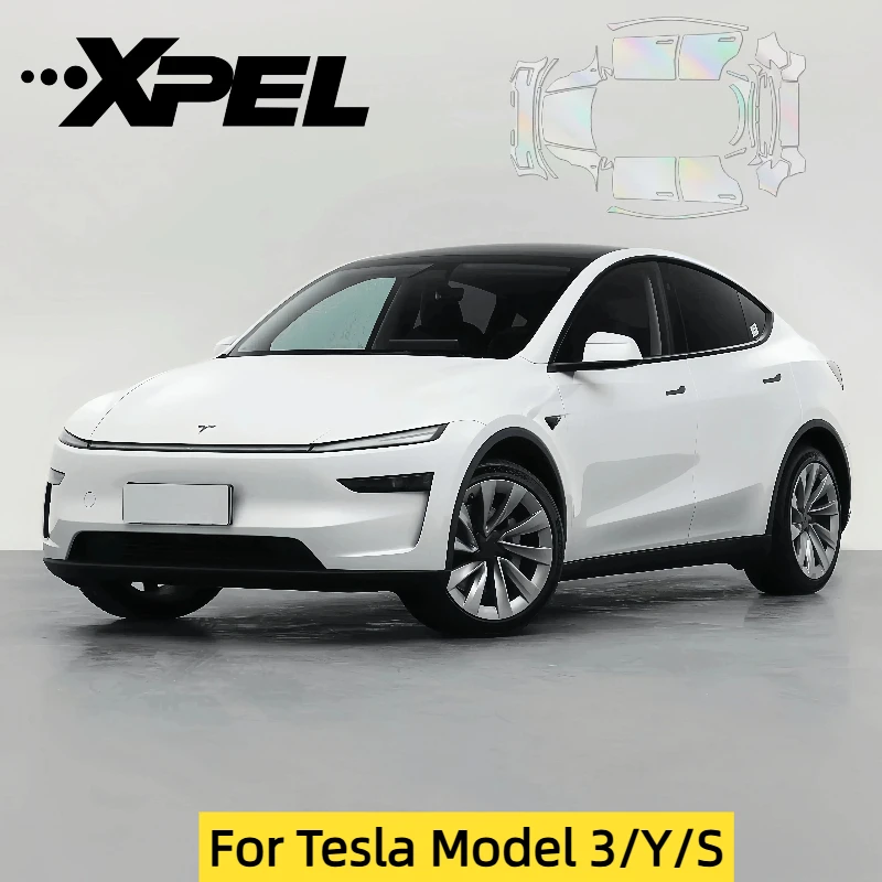 

XPEL PPF 6.5MIL Tesla Paint Protection Film TPU Material Mirror Shine Full Protection For Model 3/Y/S Full Body Film