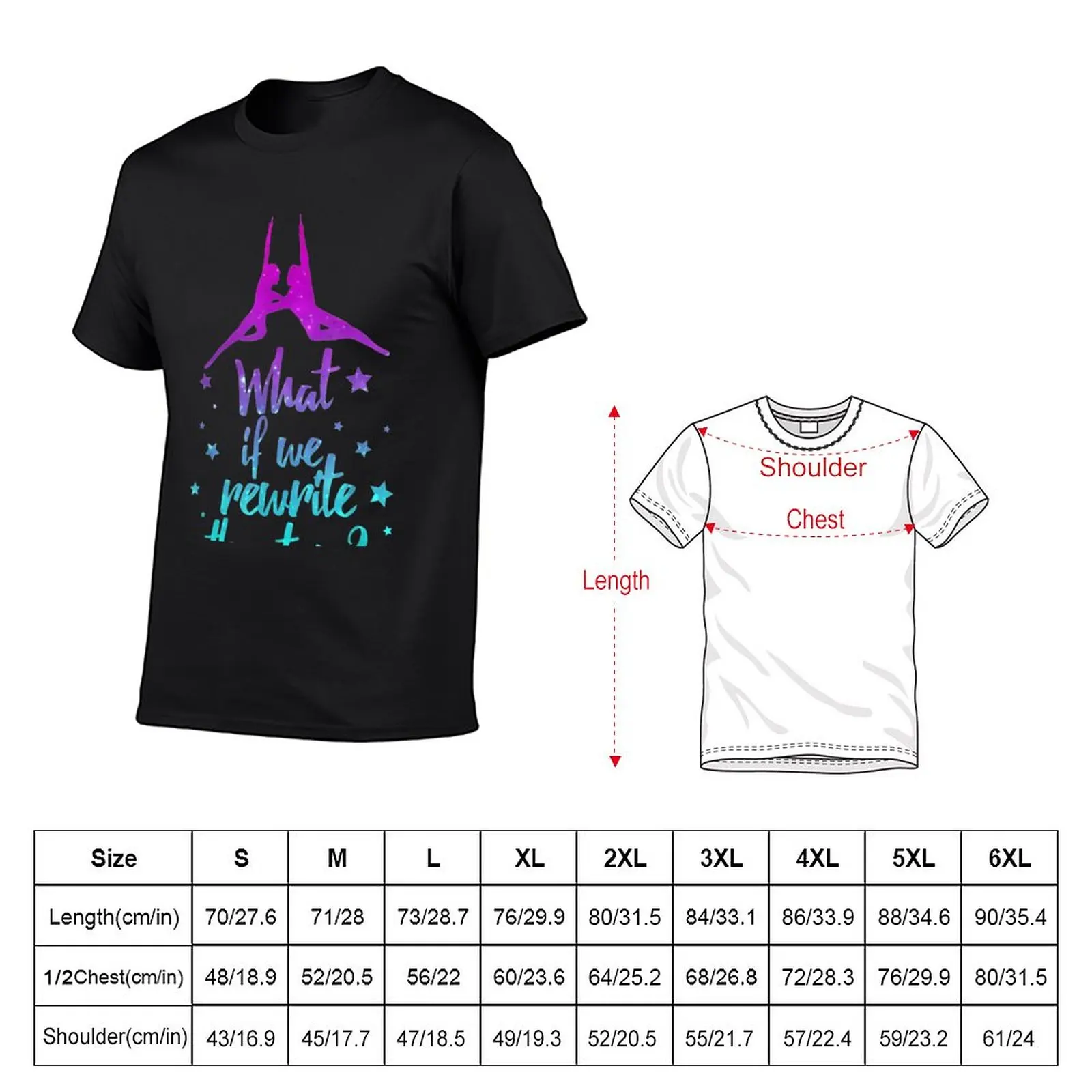 What If We Rewrite The Stars T-Shirt animal print shirt for boys Aesthetic clothing summer top mens cotton t shirts