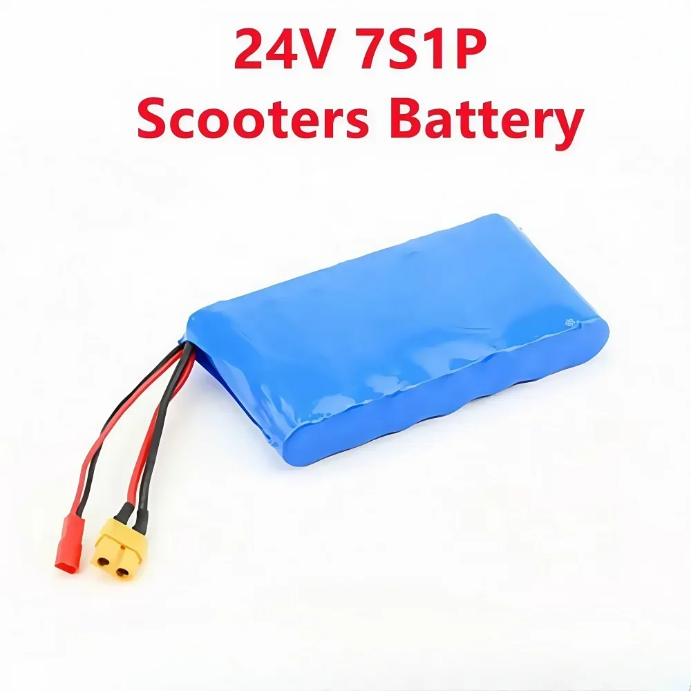 7S1P 3000mAh 24V Lithium - ion Battery Pack,  for 24V Scooters, Small Electric Unicycles, Toys.