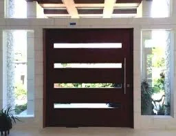 Modern design high quality main entrance glass wood door 3 feet by 8 feet pivot system entry door