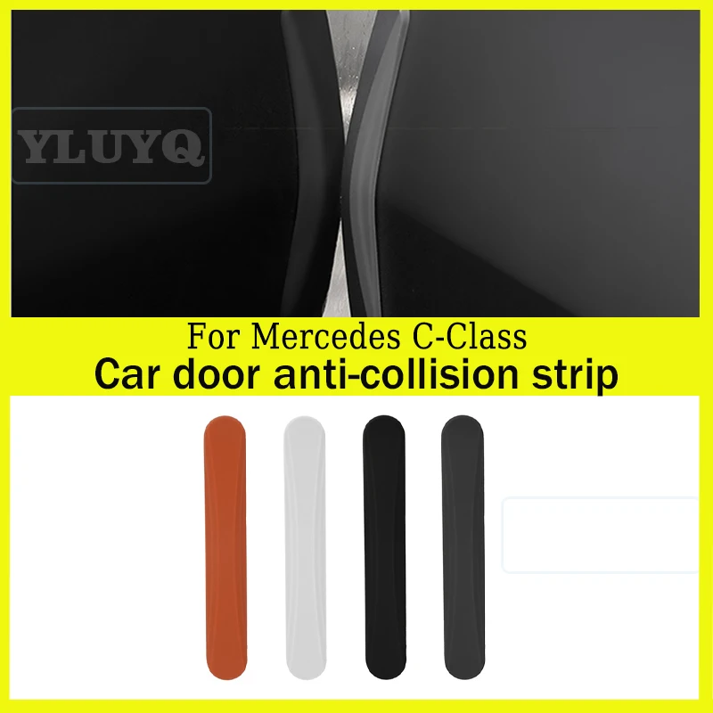 

For Mercedes-Benz C-Class car door anti-collision strips, hidden car door protection strips, silicone stickers, car accessories
