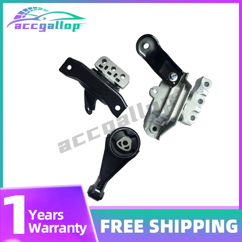 (1kit) 3pcs Engine Mounting Bracket support mount for Chinese GAC GS4 AT / MT Auto car motor part