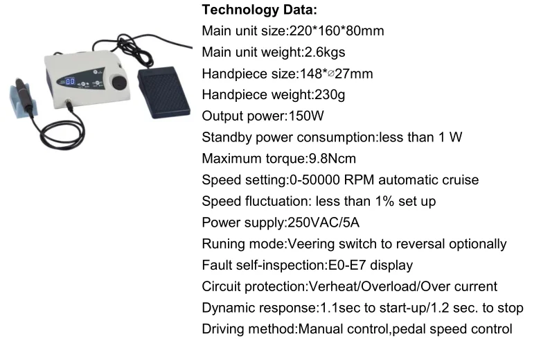 High Quality Brushless Dental Micro Motor Handpiece for Dental Lab - view 4