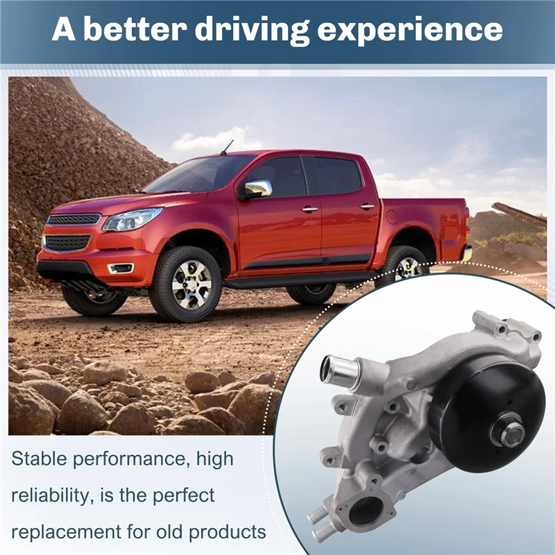 19208815 Wasserpumpe passend für Hummer H2 2007–2009 H3 H3T Cadillac Escalade Colorado 19253263 12600767 12681417