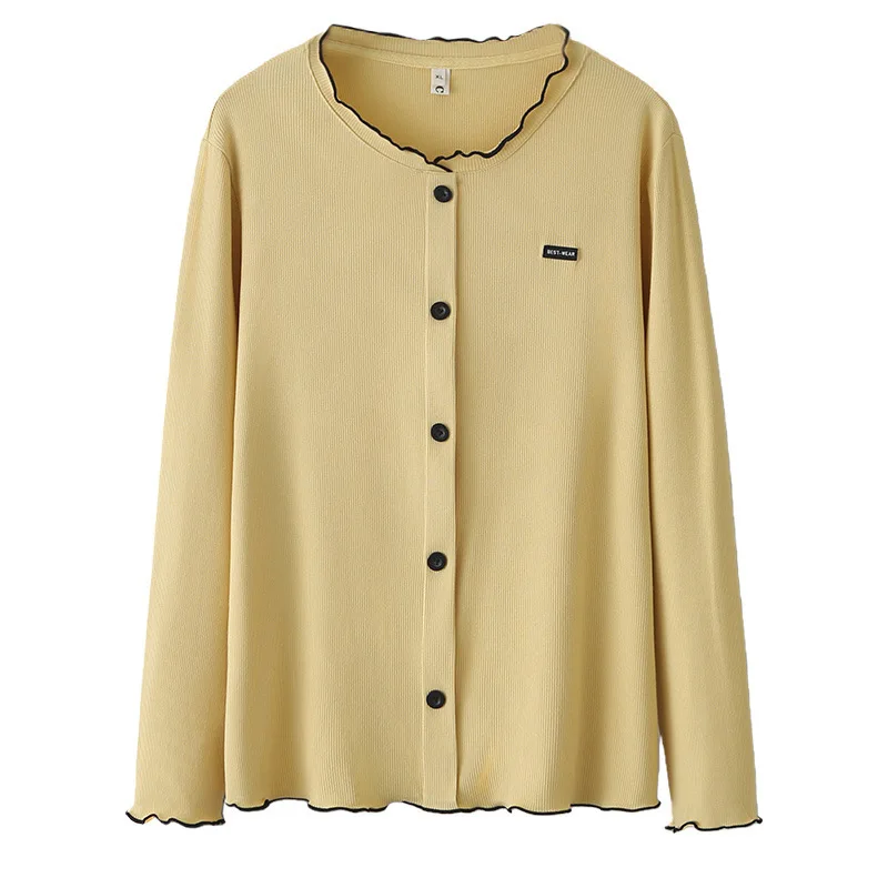 

XXXXL Fashion Plus Size Woman Clothing Spring 2026 Base T-shirt Long Sleeved Label Elastic Inner Tops 2601