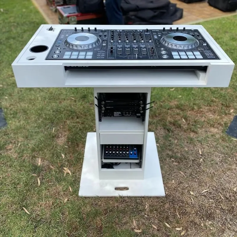 Black White Red Gold DJ Control Tower DJ Podium Travel Stand by Zcase for PIONEER XDJ-XZ DDJ-1000 RANE One with Flight case