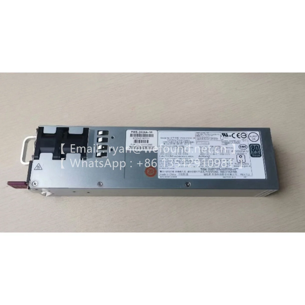 PWS-706P-1R, PWS-2K05A-1R ,PWS-1K69P-1R ,PWS-2K03P-1R for Supermicro 750W/1600W/2200W 1U Redundant Power Supply