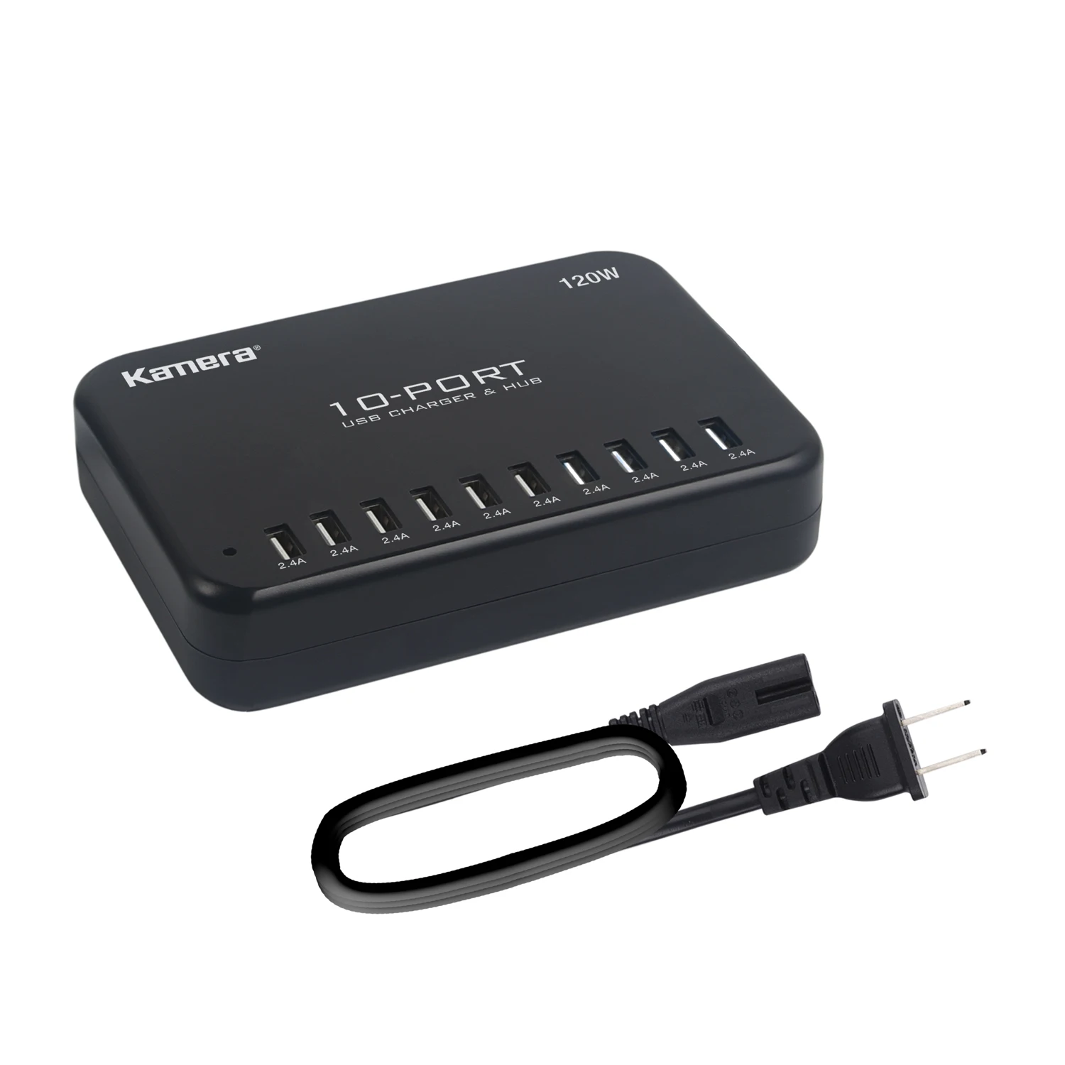 

120W USB Desktop Charging Station 10 Port 5V 2.4A Multi Device Wall Fast Charger for iPhone 11 X 8 6S Plus 5 Samsung Galaxy S9