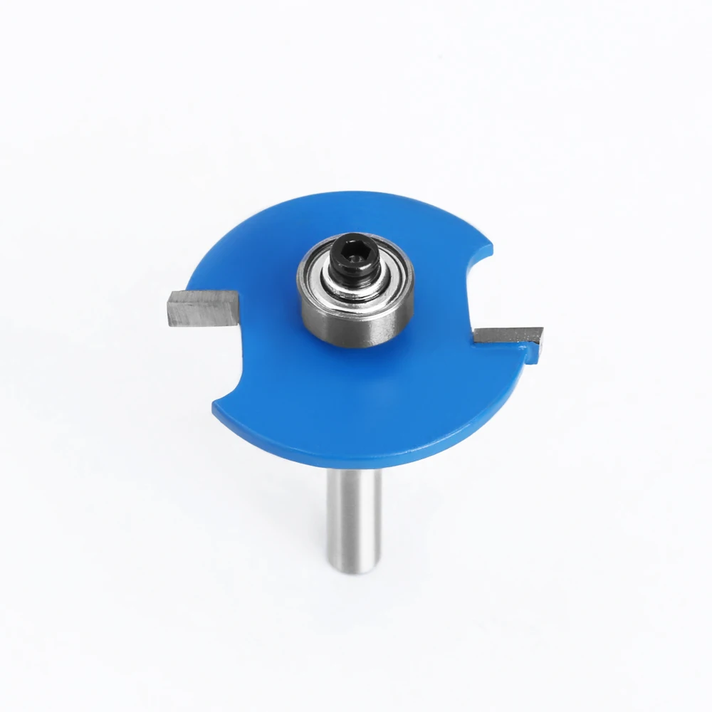 Imagem -03 - Shank T-slotting Router Bit T-sloting Biscuit Joint Slot Cutter Articulação Slotting Altura Fresagem Madeira Trabalhando mm mm 6.35 mm 1pc