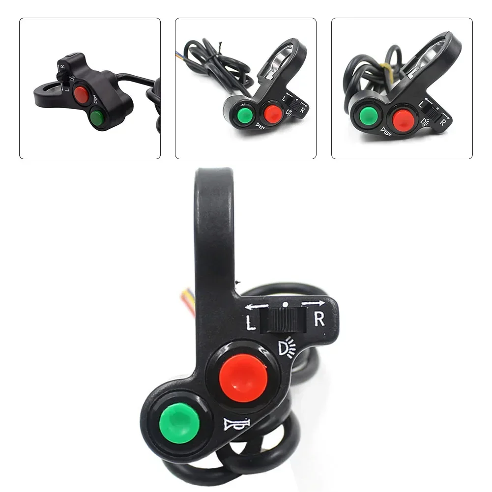 22mm Universal Motorcycle Handlebar Mount Switch ON OFF Button Switches For Ebike Scooter Electric Bicycle Accessories