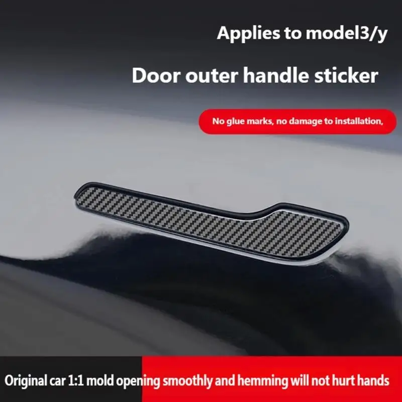 

31BC 4PCS Protective Door Handle Waterproof & Resistant Coverings Waterproof Handle Cover Suitable for Electric Vehicle