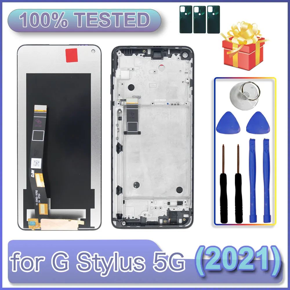 Lcd para motorola moto g stylus 5g 2021 display lcd tela de toque digitador substituição para moto g stylus 2021 xt2131 xt2131dl