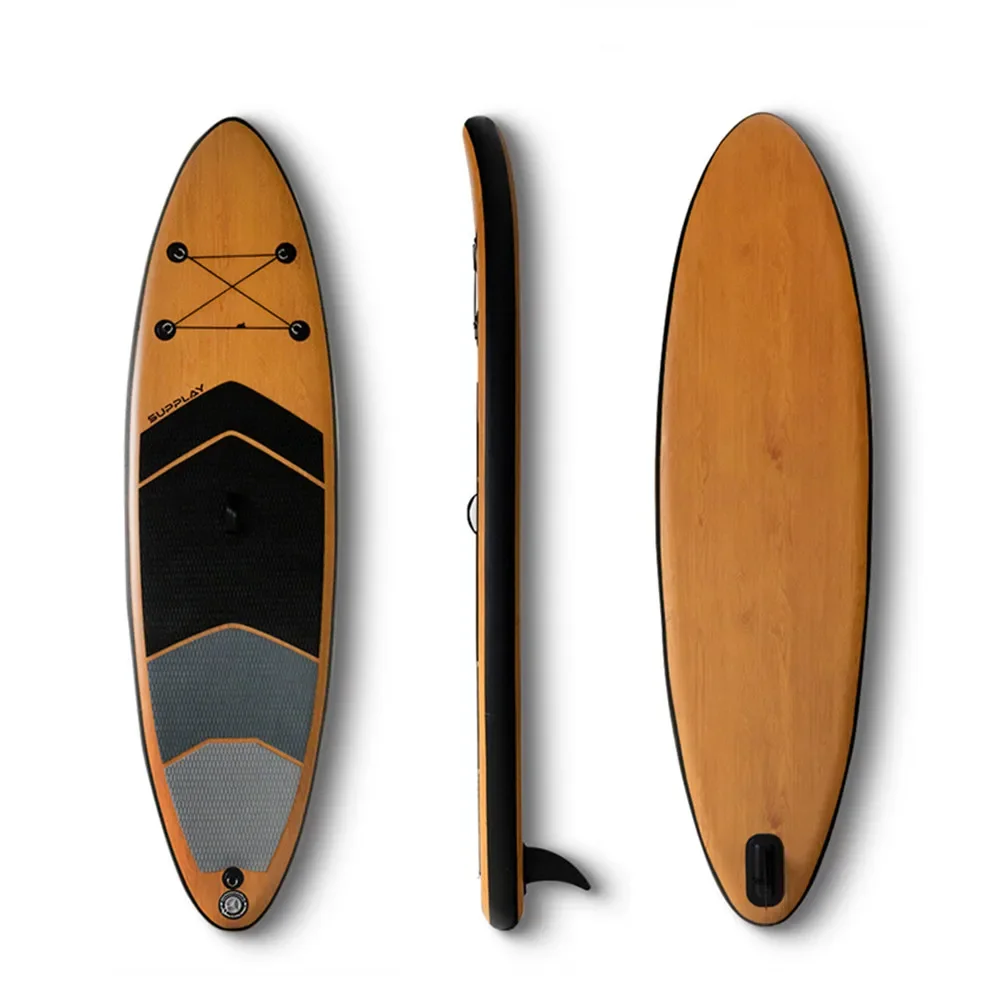 New Design 11ft Wooden Standup Paddle Board Inflatable