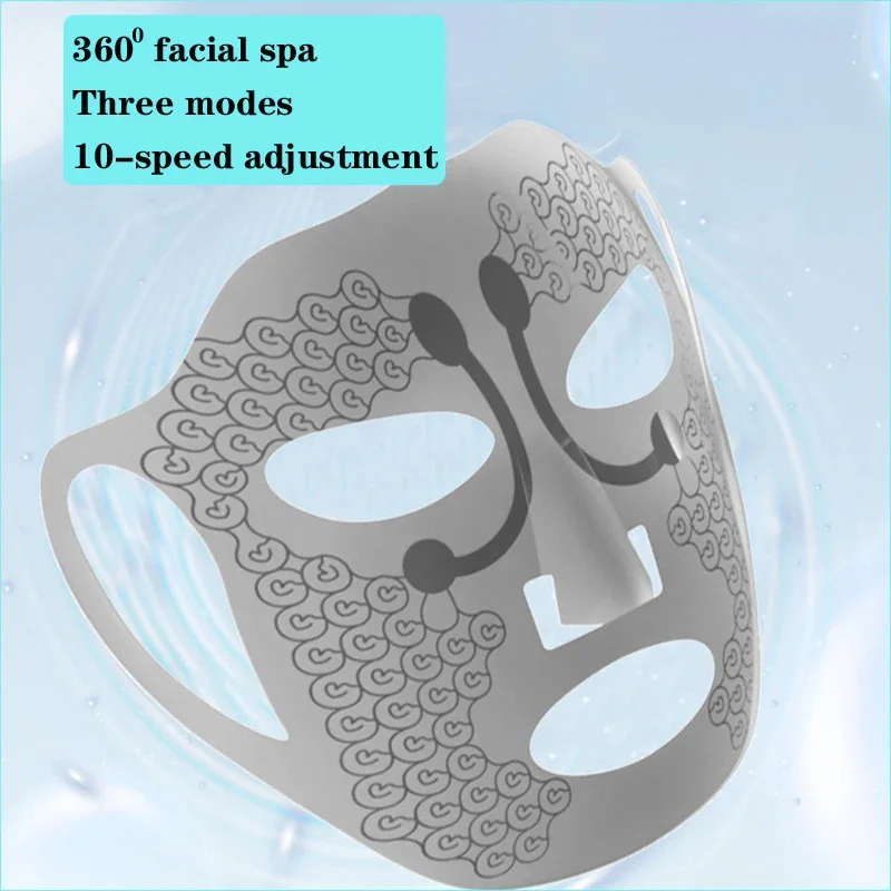 Electric Face Mask Cream Absorption Massager Anti Wrinkle Skin Lifting Firming Electric Muscle Stimulation Facial Beauty Device