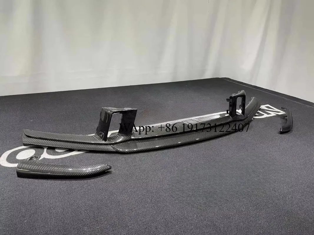 Bodykit OEM Style Dry Carbon Fiber Front Lip Front Bumper Lip Front Bumper Vent for  911 992.2 Carrera/S