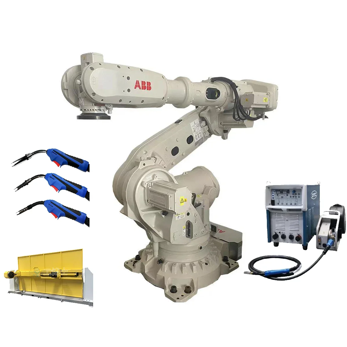 Germany TBI Water Cooled Welding Match With IRB6700-150 Industrial and Robot Positioner OTC Welder All Copper Gas Protection