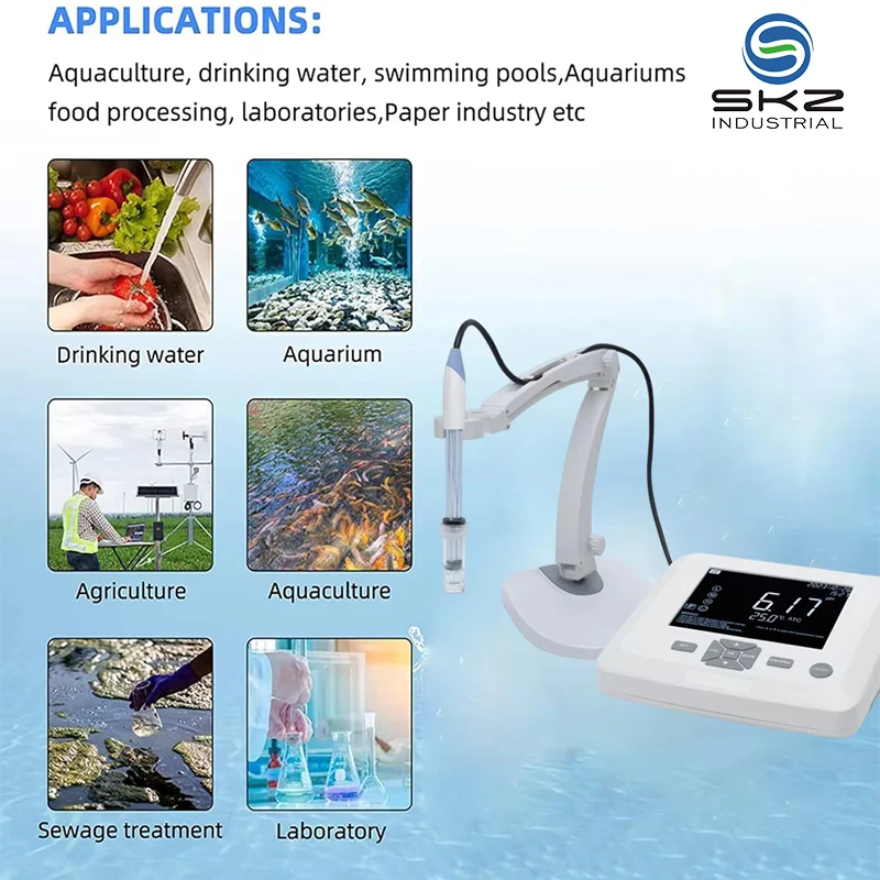 PH100B Professional  PH Meter with Electronic for Pool Water Oil Testing Including Test Drops