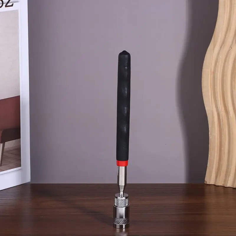 Telescopic Magnetic Pen Screw Nut Bolt Extendable Magnetic Pick Up Tool Portable Long Reach LED Light Adjustable Pickup Rod