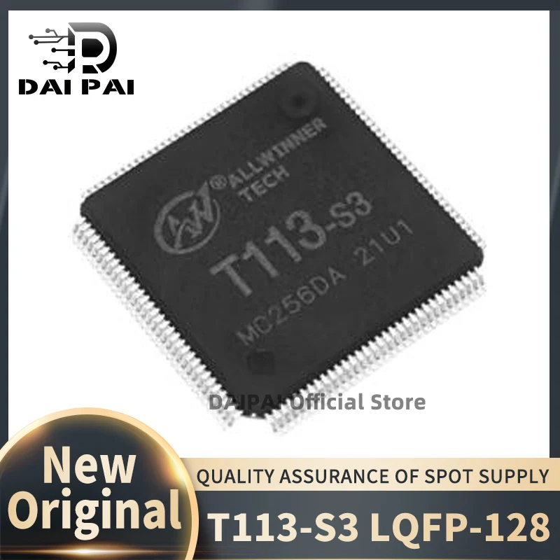 

(5-10 шт.) 100% новый оригинальный T113-S3 T113 S3 ELQFP-128 однокристальный микрокомпьютерный чипсет