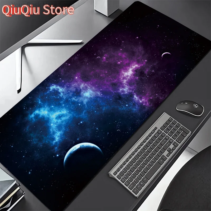 Universe Computer Mouse Pad XL Solar System Gaming Gamer Mat Space Large Mousepad for Keyboard Deskmat Starry Sky  XXL