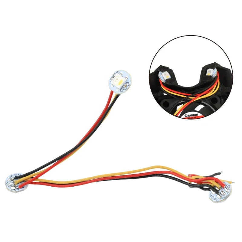 

NeoPixel RGBW Mini Button PCB Leds DIY StealthBurner LED Kit PTFE Wiring Harness for Voron2.4 Trident 3D Printer