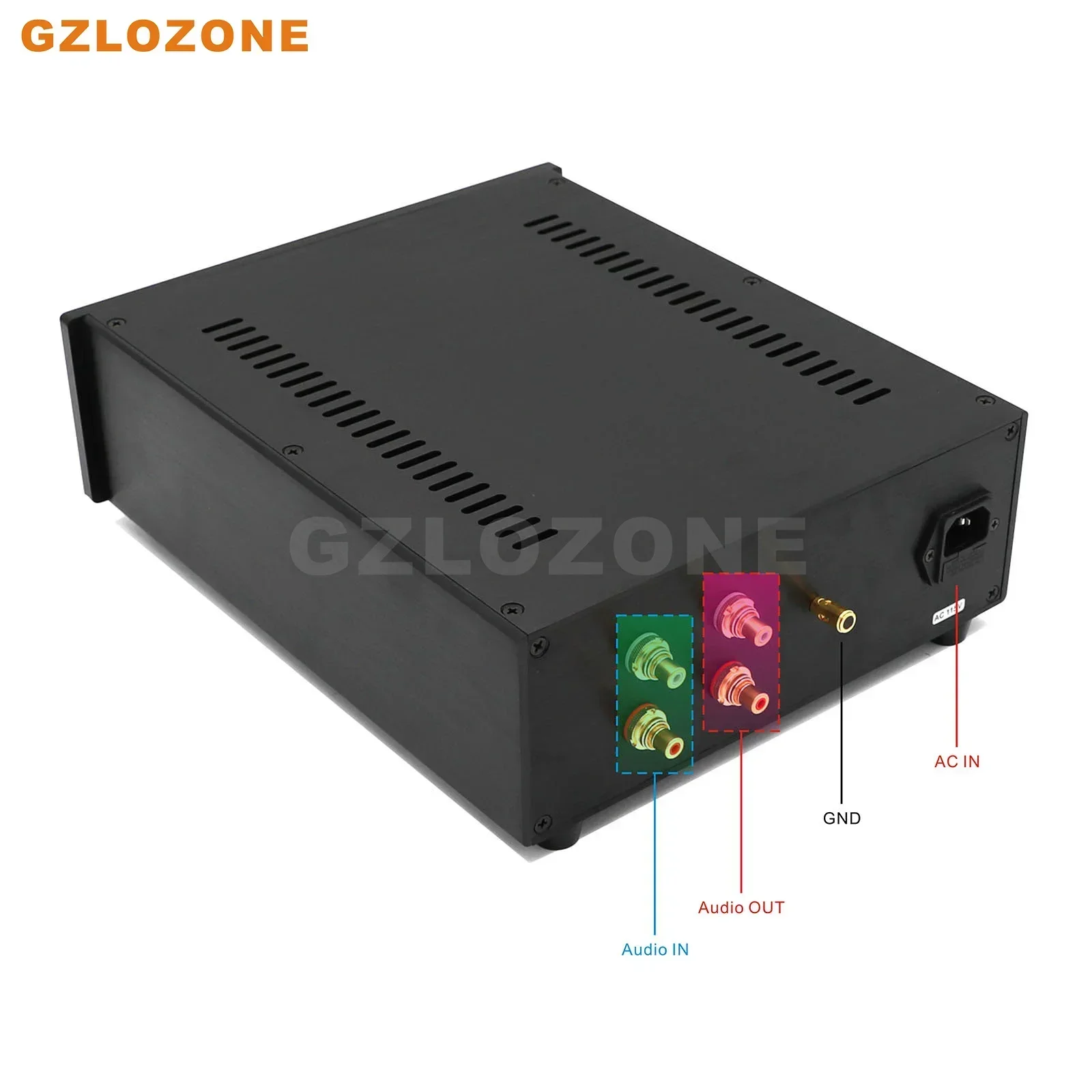 GZLOZONE HI-END A34 Tube ECC83 Phono Amplifier MM RIAA Turntables Base On Marantz 7