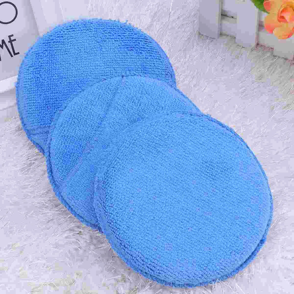 

10 Pcs Microfiber Wax Applicator Ultra-soft Wax Applicator Sponge Pads with Finger Pocket Wax Applicator for