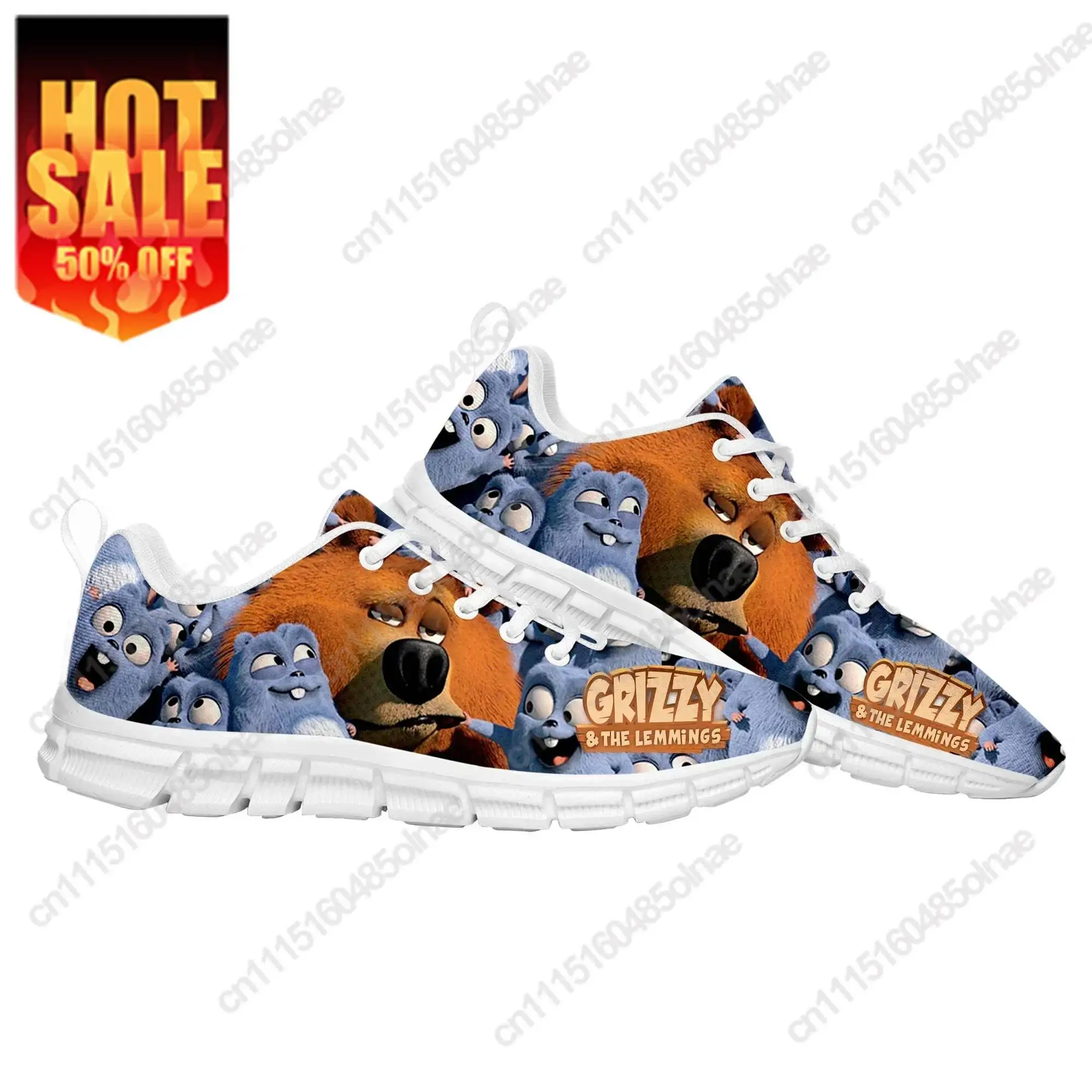 Grizzly And The Lemmings Sports Shoes Mens Womens Comfortable Sneakers High Quality Manga Comics Sneaker Custom Shoe