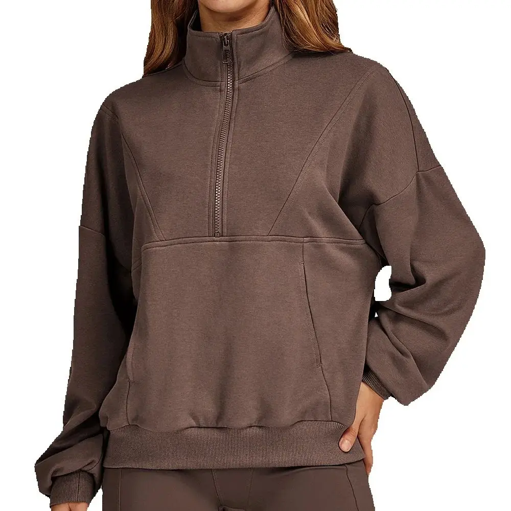 Women Sports Tops Windproof Yoga Top Sports Clothing Women Long Sleeve Zipper Yoga Jacket Sports Jacket for Gym Running Training