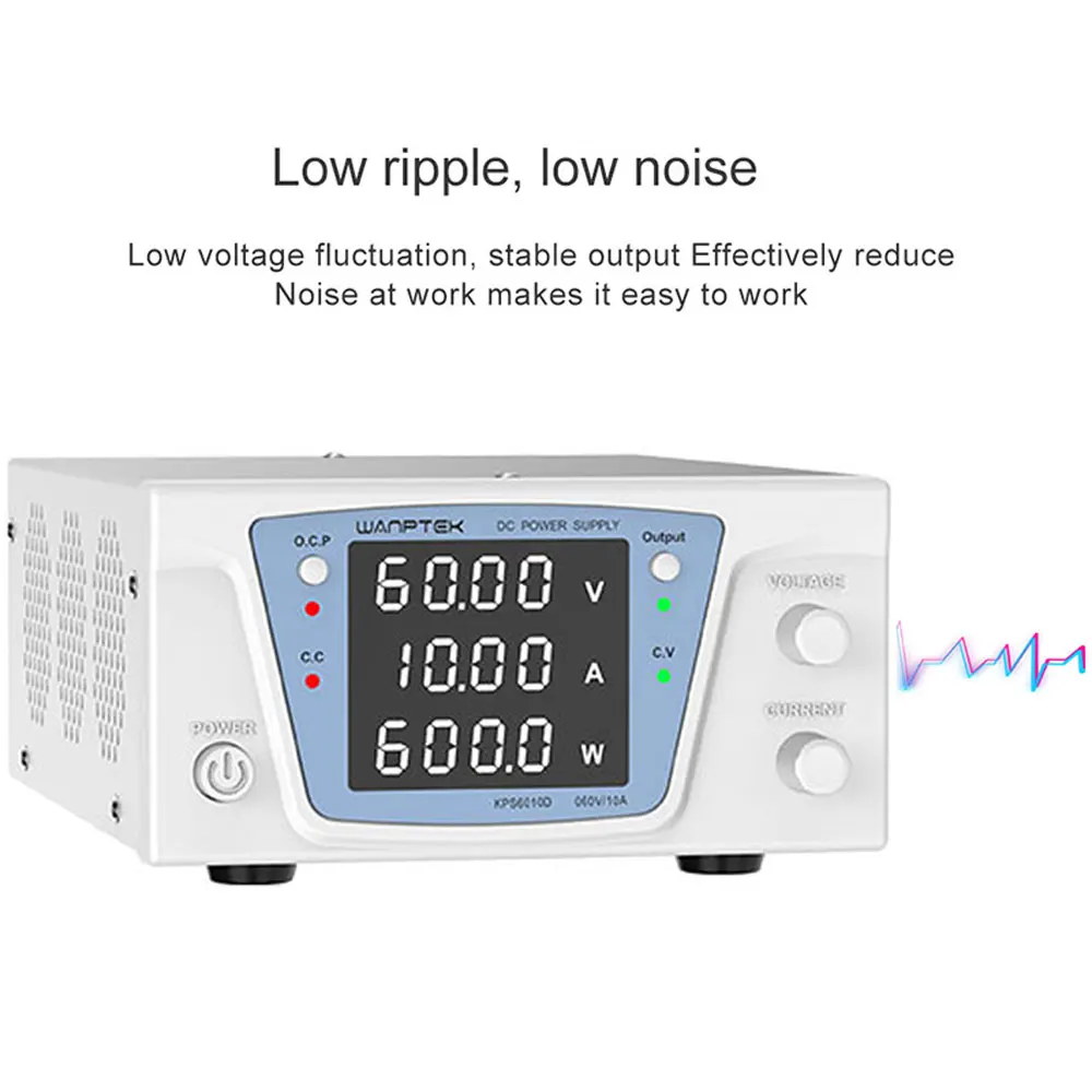 Wanptek DC Power Supply 30V 20A Lab Switching Power Supply 60V 10A Adjustable Power Supply AC220V 110V Aging Test Power Supply