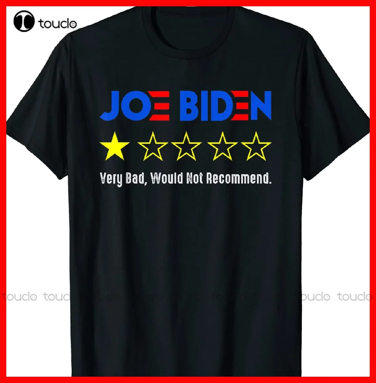 Joe Biden One Star Rating Very Bad Would Not Recommend Funny T-Shirt Bowling Shirts For Men Custom Aldult Teen Unisex Xs-5Xl