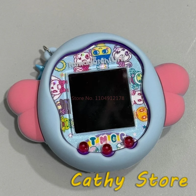 Bandai tamagotchi uni painel de substituição transparente impresso com logotipo decoração bonito presentes de aniversário da menina em estoque