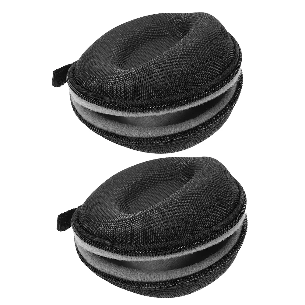 

2pcs Travel Watch Case Single Watch Box Shockproof Portable Storage Holder Soft Lining Zipper Puller For Men Women Outdoor Use