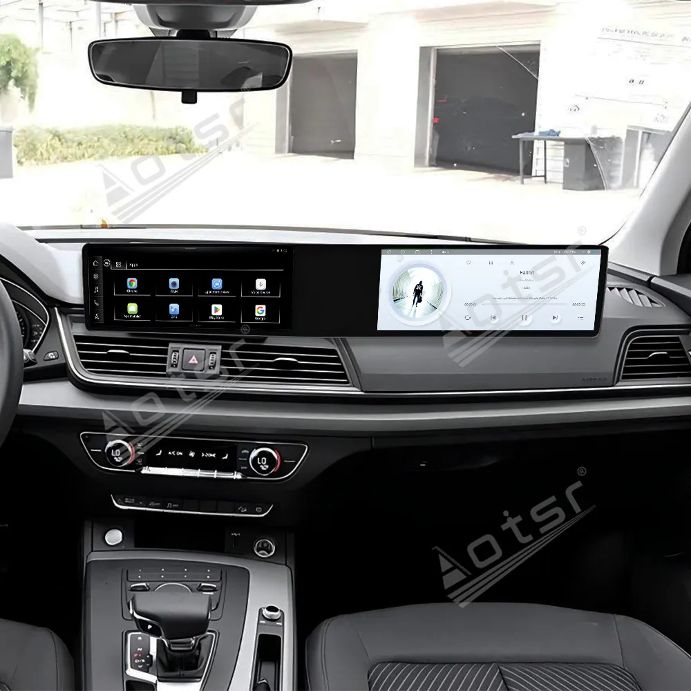 

Двойной 12,3 ‘’ Android 13 Carplay для Audi Q5 2017-2020 GPS-навигация Автомобильный радиоприемник HD с сенсорным экраном Стерео Авто автомобильные аксессуары