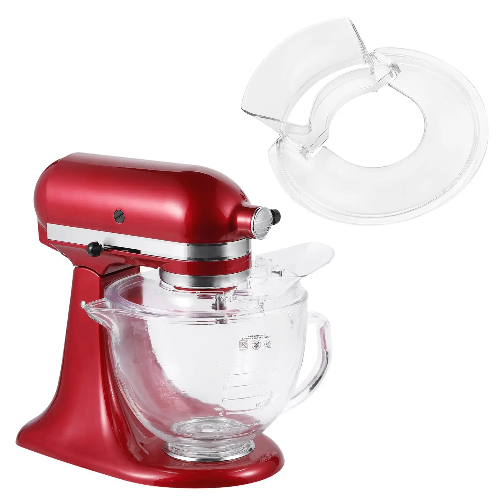 4.5-5QT id Pouring Shield Splash-proof for Kitchenaid Dumping Cover Detachable
