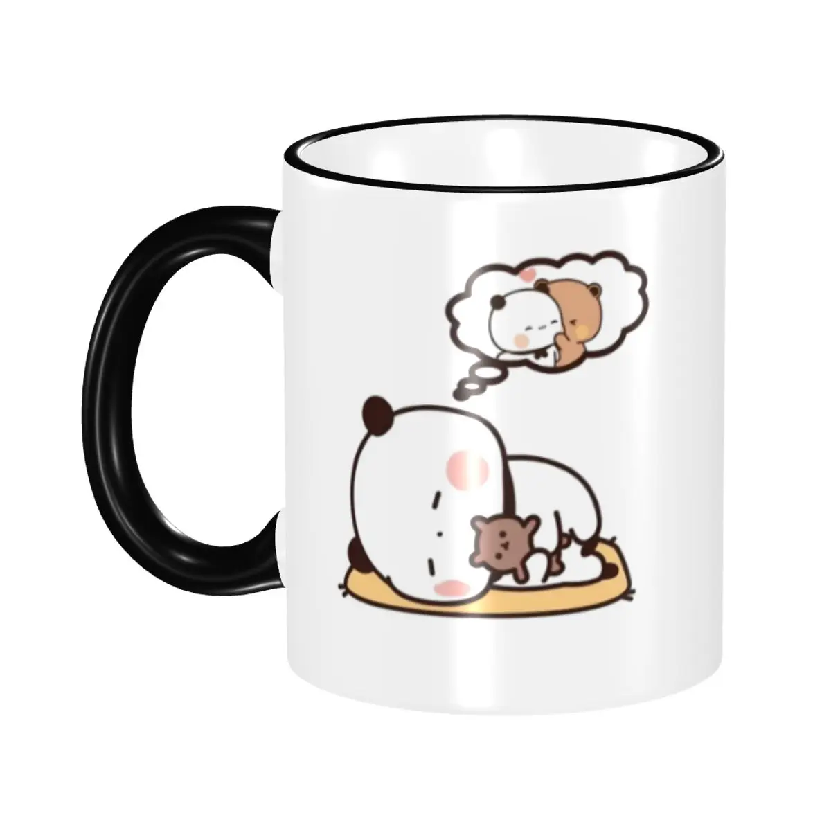 

Custom Cute Emoticon B-Bubus D-Dudus Coffee Mugs DIY Bear And Panda Ceramic Tea Milk Cup