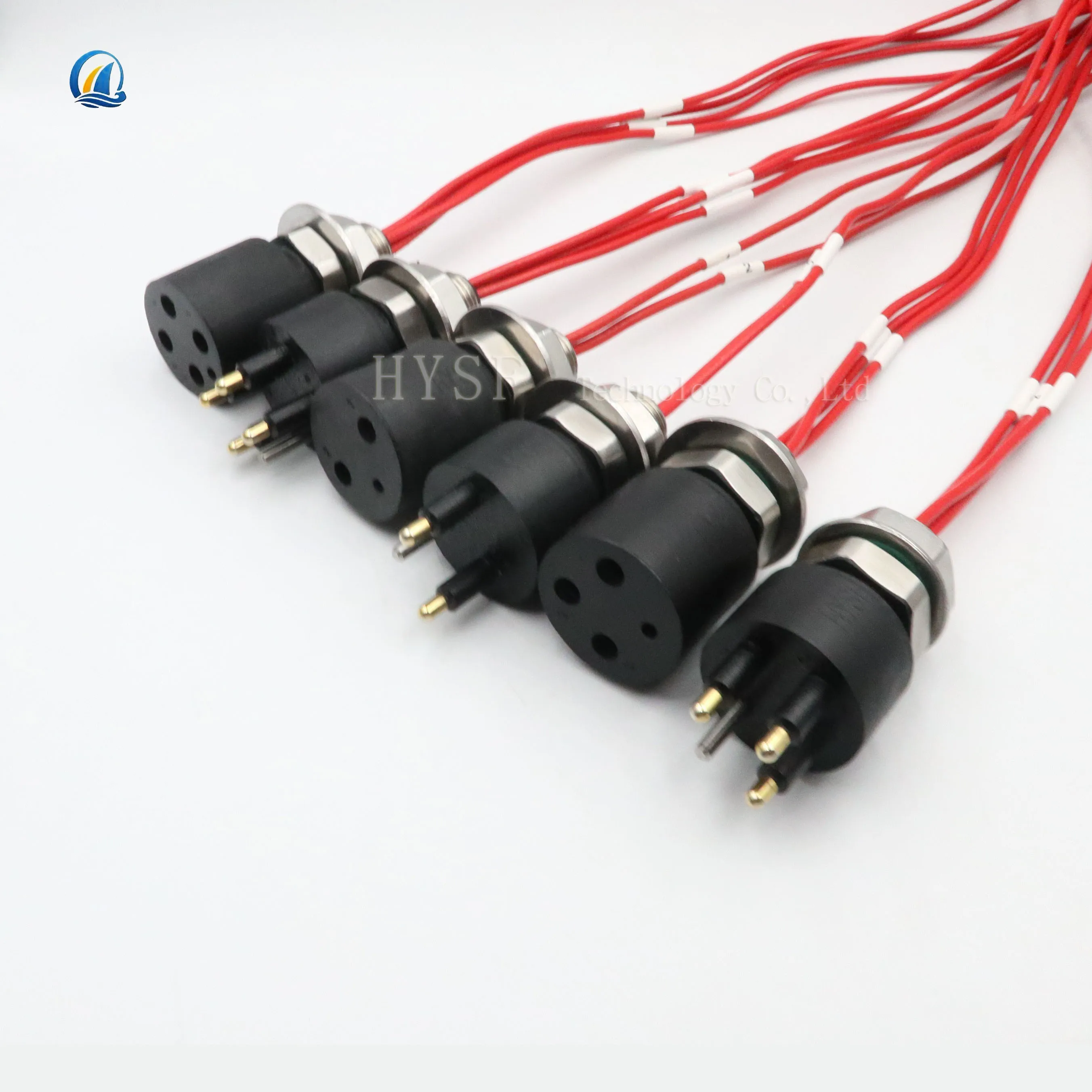 HYSF Deep-sea Marine High-Current High-Power 2-6 Pin 30A Male and Female Underwater Connectors