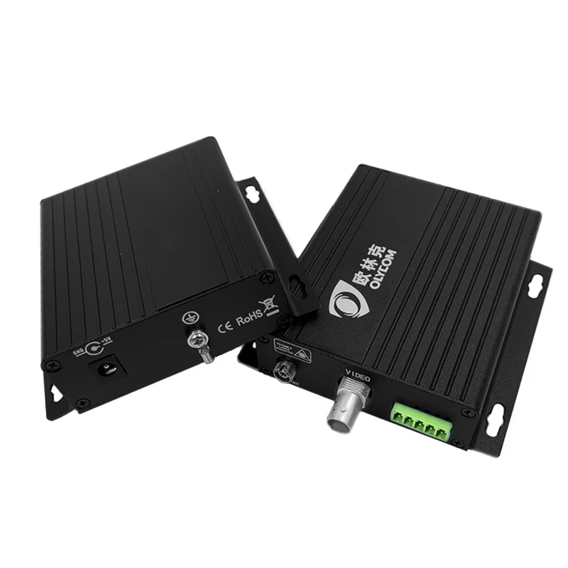 

2026unique OEM Factory Video Fiber Converter 1/4/8/16ch BNC Combined with Rs485/RS422/RS232 Fiber Optic Video Media Converter