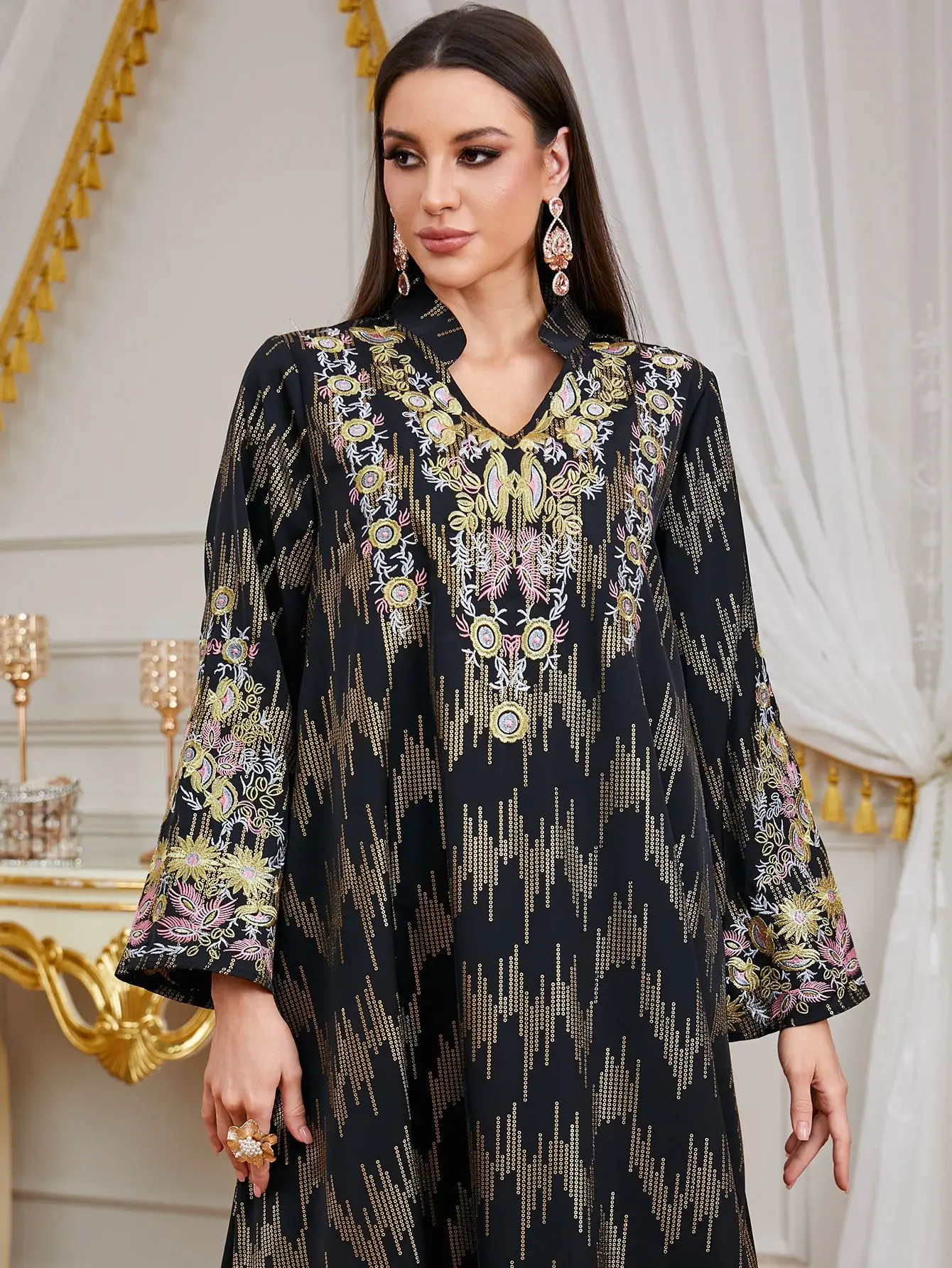 Ramadan Dubai Abaya Moslim Vro - Embroidery Kebaya recensie en prijs