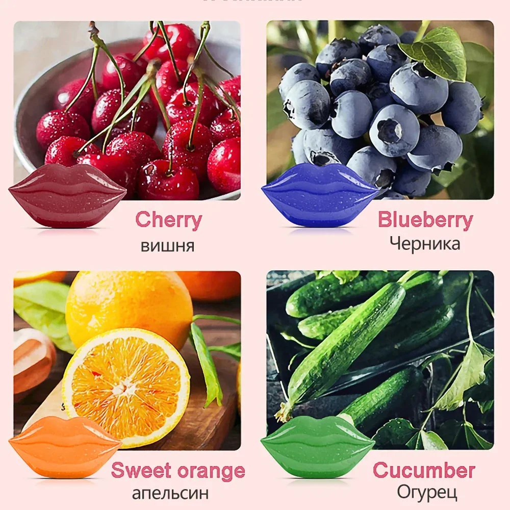 Vitamin C Moisturizing Skincare Lip Mask Reducing Lip Wrinkles Repair Skin Lip Patches Face Care Masks Recreate Sexy Lips image 6
