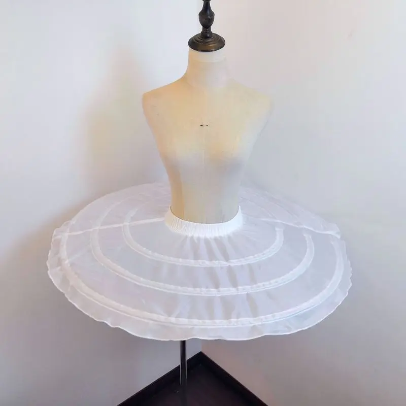 UFO Hình Dạng Xù Lông Petticoat Cosplay Bạo Lực Lolita Xương Cá Múa Ba Lê Váy