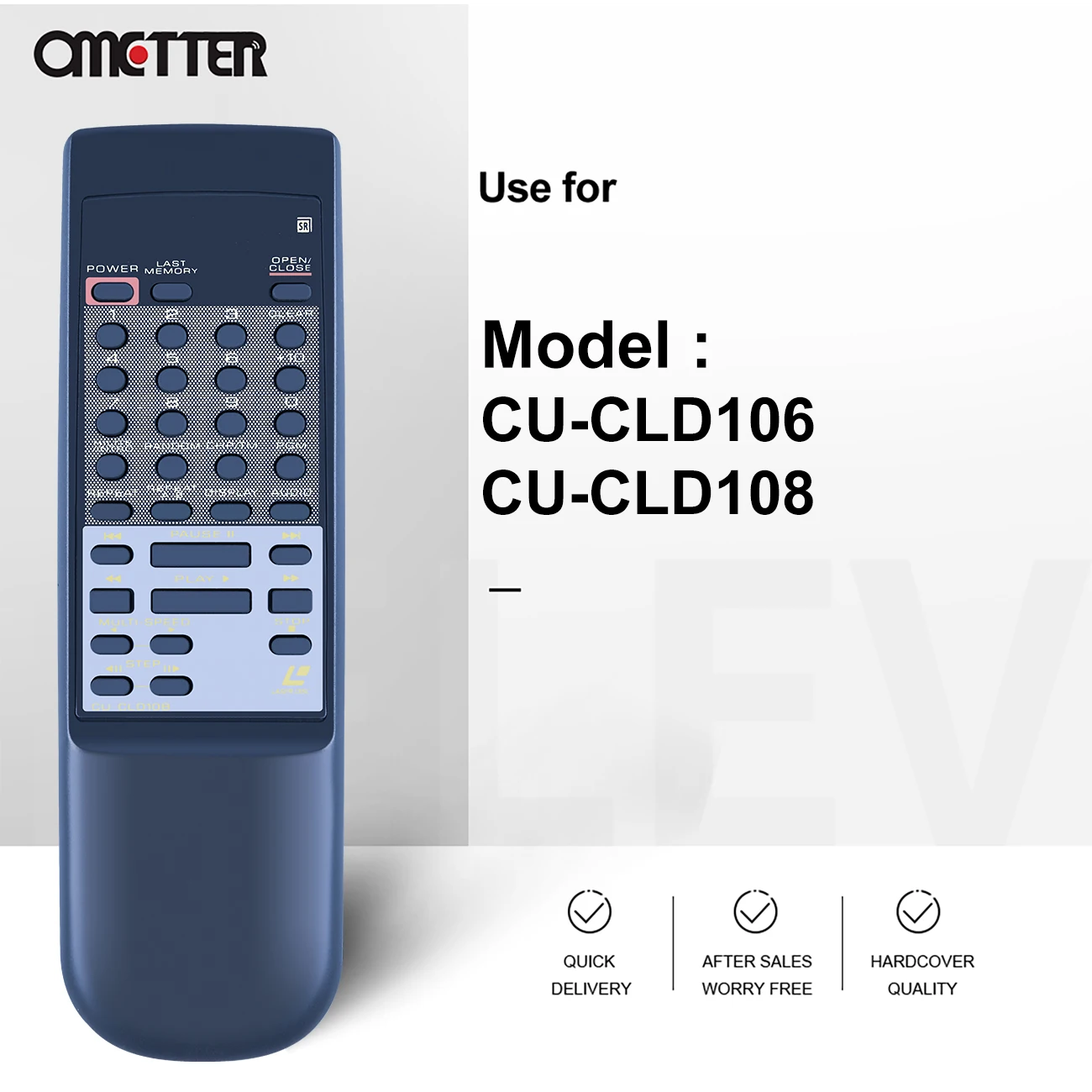 New CU-CLD106 CU-CLD108 for Pioneer Laser Disc Remote Control CLD-S105 CLD-S180 Laserdisc