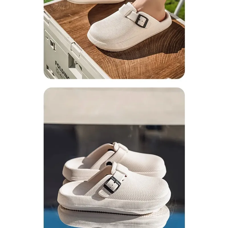 

Unisex Closed Toe EVA Slippers Lightweight Non Slip Nursing Clogs Work Slippers Women Summer Comfort Outdoor Beach Slide Sandals