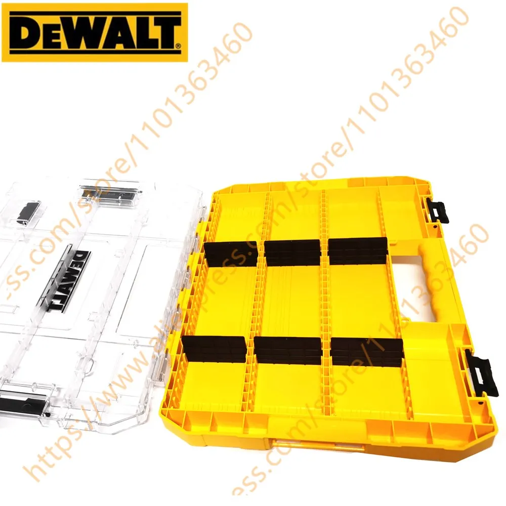 DEWALT Stackable Combination Drill Head Box Can Be Used To Store And Arrange Parts Of The Visual Transparent Tool Box